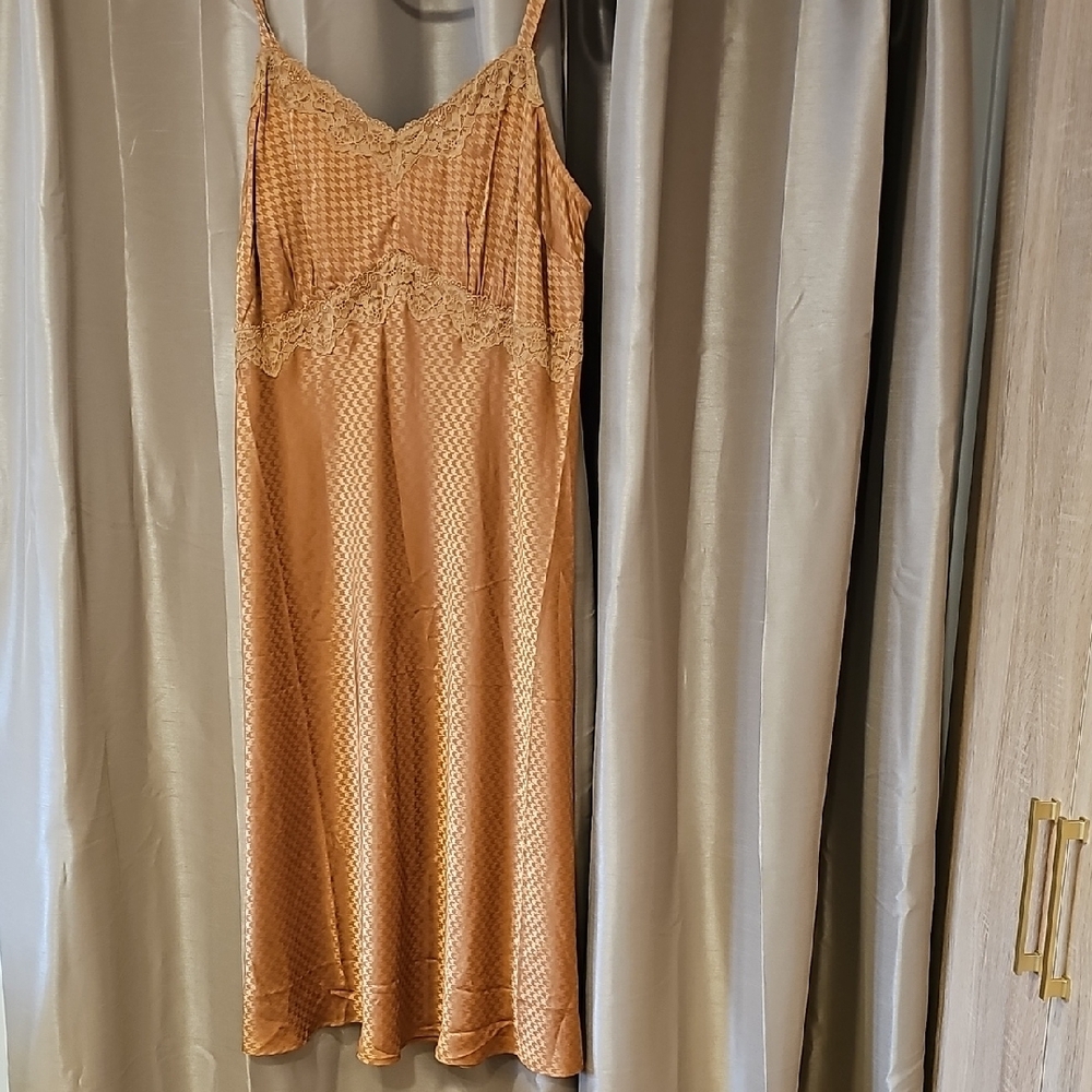 Torrid Cream Chemise with Lace Detail